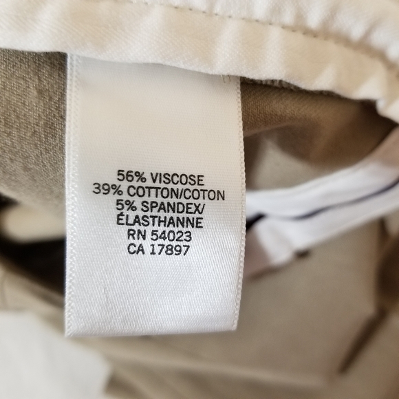 Banana Republic martin fit cropped neutral brown tan size 4 pants - Picture 2 of 11